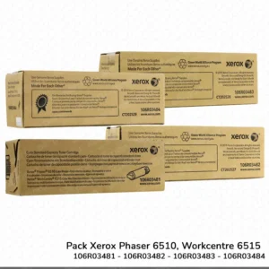Pack Toner Xerox Phaser 6510 Workcentre 6515 Capacidad Estándar