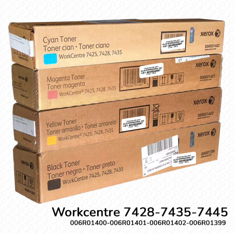 Kit de toner Xerox para Workcentre 7120, 7125, 7220, 7225 Alta capacidad