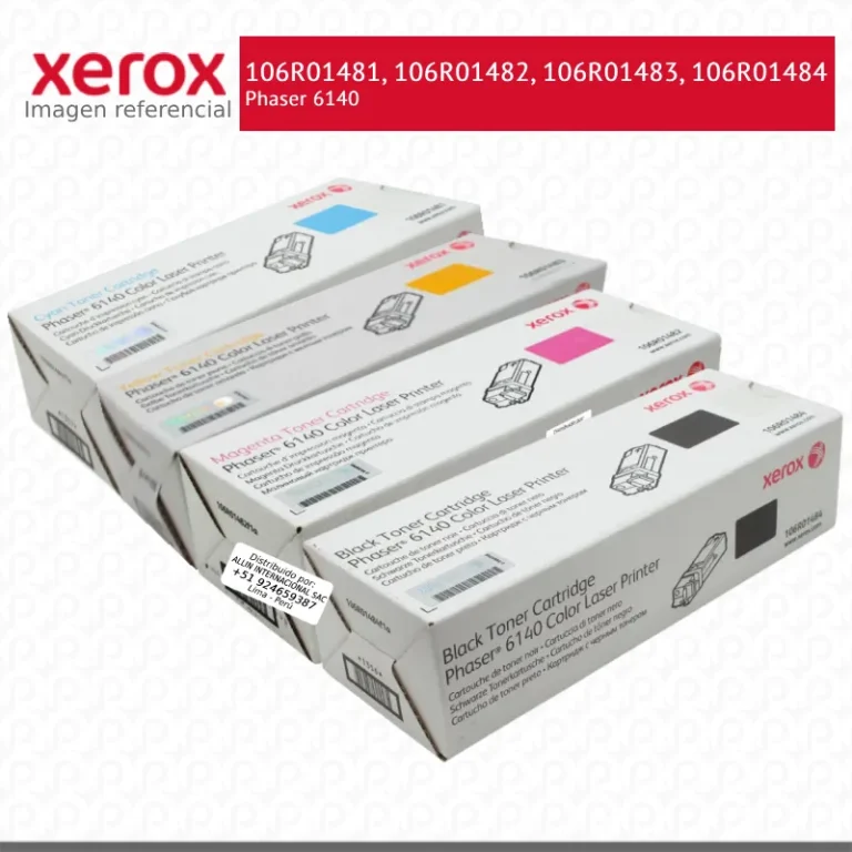 Pack de toner Xerox para Phaser 6140 original Capacidad estandar