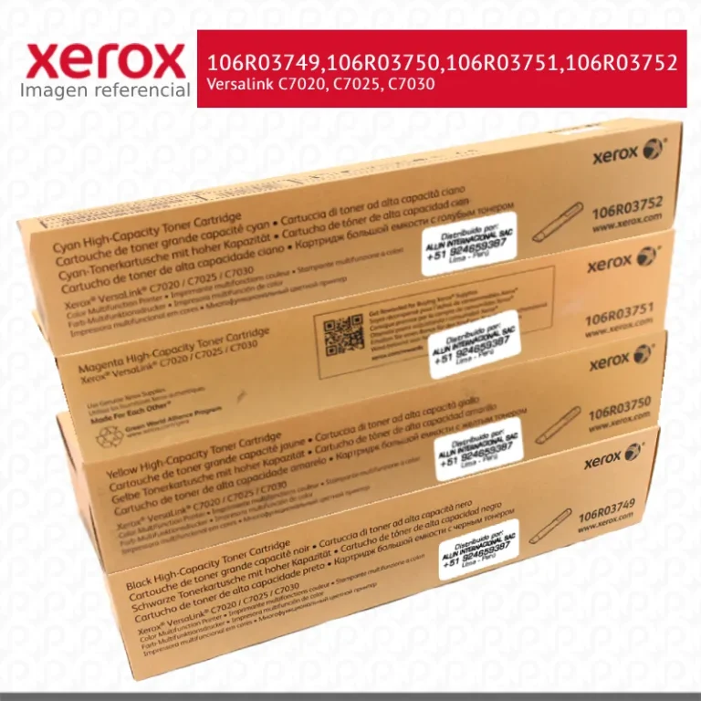 Pack de Toner Xerox Versalink C7020/C7025/C7030 original Alta capacidad