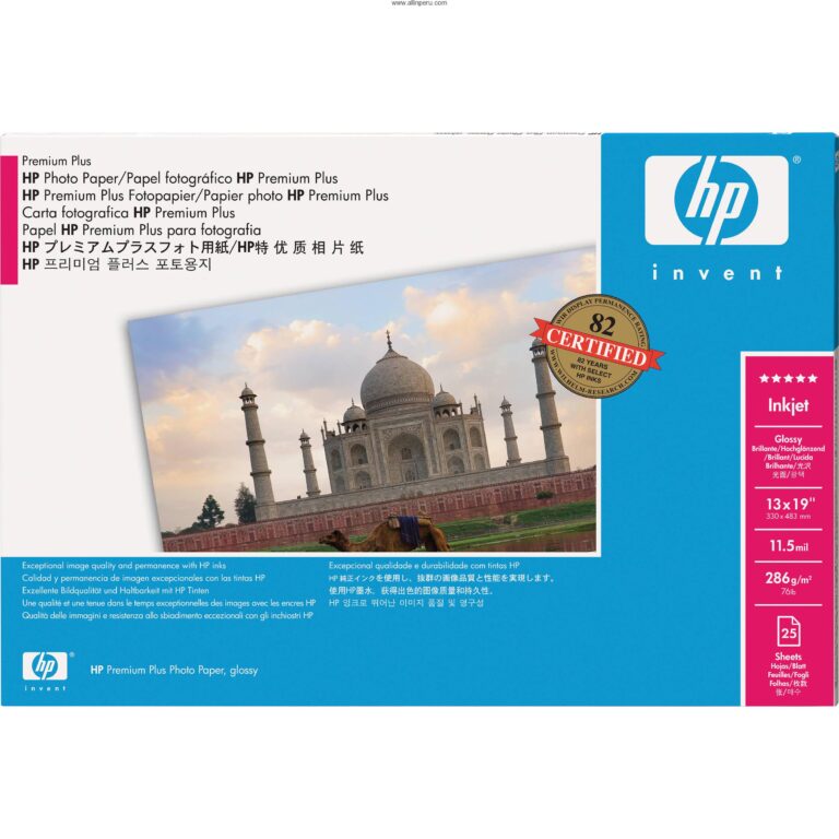 PAPEL HP Q5486A PREM.PLUS 13″X19″25H BRI