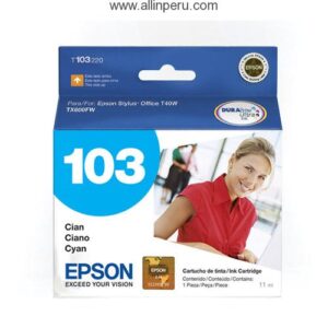 Tinta Epson T103220-AL Cian 103,