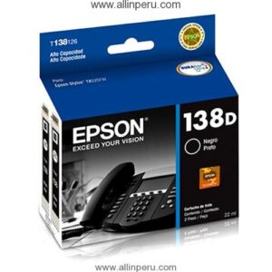 Tinta Epson T138126-AL Negro 138,