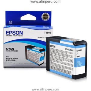Tinta Epson T580200 Cian T5802, 80Ml