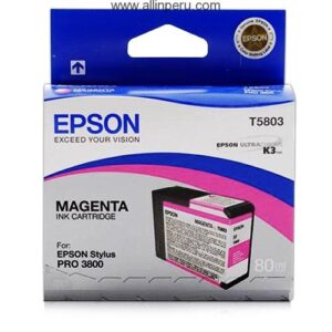 Tinta Epson T580300 Magenta T5803, 80Ml