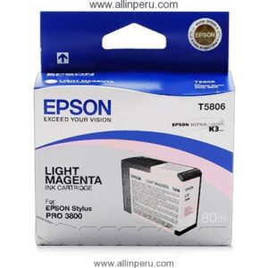 Tinta Epson T580600 Magenta Claro T5806, 80Ml