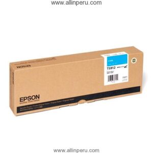 Tinta Epson T591200 Cian T5912, 700Ml