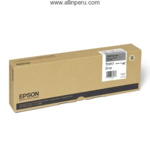 Tinta Epson T591700 Negro claro T5917, 700Ml