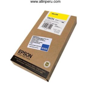 Tinta Epson T603400 Amarillo T6034, 220Ml