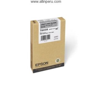 Tinta Epson T603900 Claro Negro T6039, 220Ml
