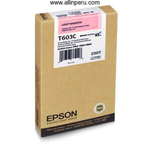 Tinta Epson T603C00 Magenta claro T603C, 220Ml