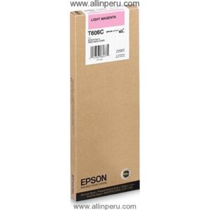 Tinta Epson T606C00 Magenta claro T606C, 220Ml