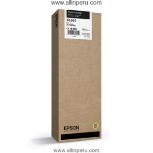 Tinta Epson T636100 Photo Negro T6361, 700Ml