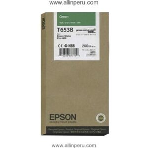 Tinta Epson T653B00 Verde T653B, 200Ml