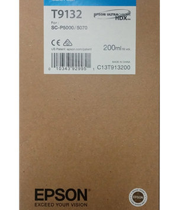 Tinta Epson T913200 Cian T9132,