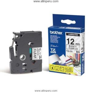 Cinta Brother TZE-131 1/2″ (12Mm) , Negro en claro