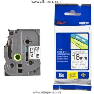 Cinta Brother TZE-141 3/4″ (18Mm), Negro en claro