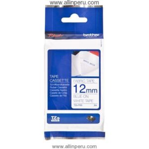 Cinta Brother TZE-FA3 1/2″ (12Mm), Azul marino & blanco