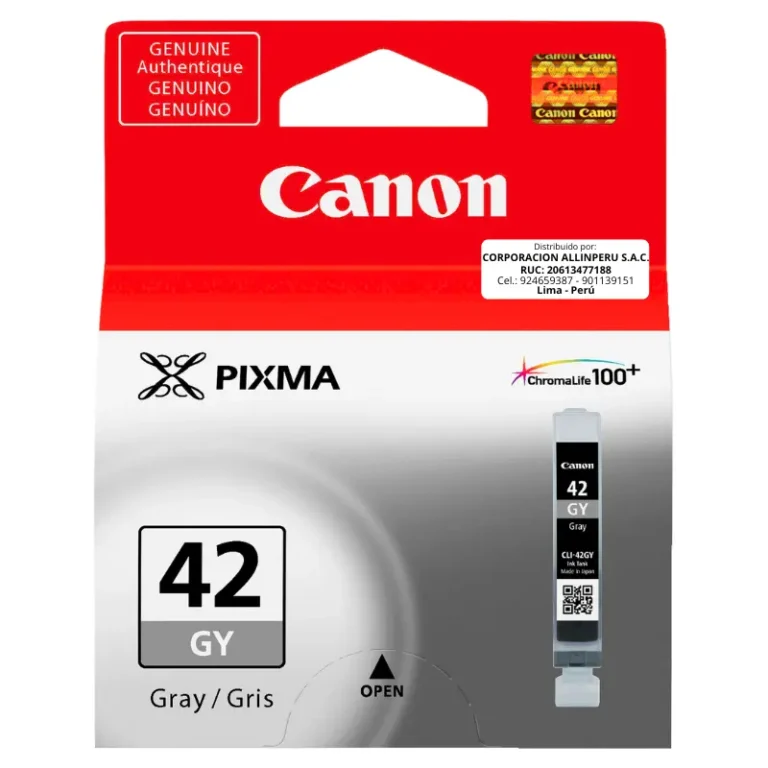 Tinta Canon CLI-42LGY Light Gris Original 13 ML