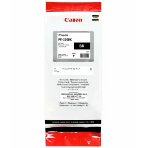 Tinta Canon PFI-320BK Negro 300ML Original