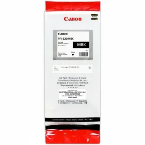 Tinta Canon PFI-320MBK Negro Matte 300ML Original