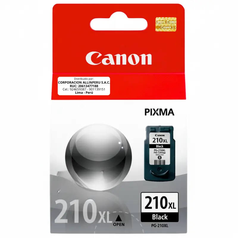 tinta canon pg-210xl negro 13ml original