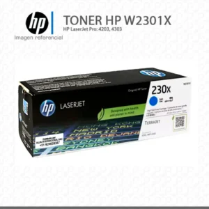 Tóner HP 230X Cyan W2301X LaserJet 4203 4303