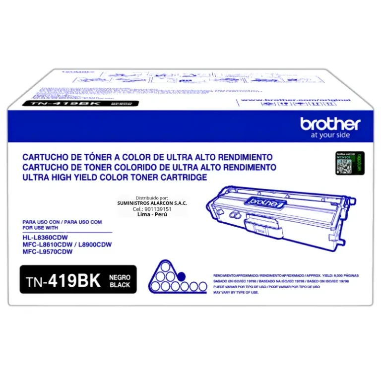 Tóner Brother TN-419BK Negro original