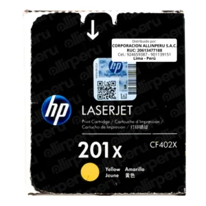 Toner HP 201X Amarillo CF402X para LaserJet M277 M252 M274