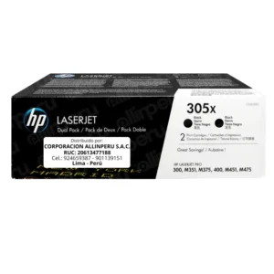 Toner HP 305XD Negro CE410XD para LaserJet Pro M451 M475 M351 M375