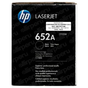 Toner HP 652A Negro CF320A para LaserJet Enterprise MFP M68 M651