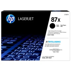 Tóner HP 87X CF287X original - vista frontal