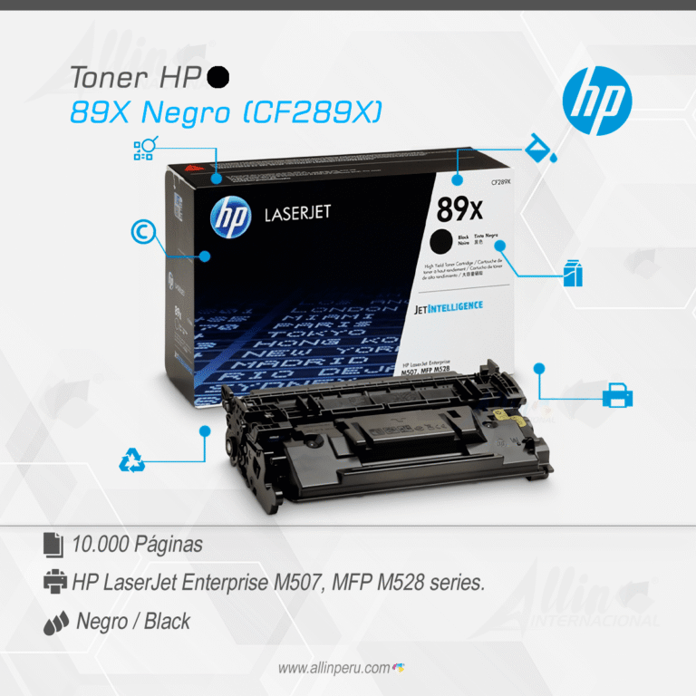 Toner HP 89X Negro CF289X para LaserJet M528 M507 M508 E52645