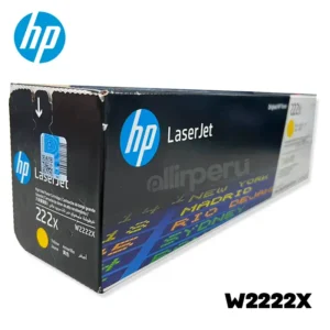 Toner HP 222X Amarillo W2222X Para LaserJet 3203, 3288, 3303, 3388