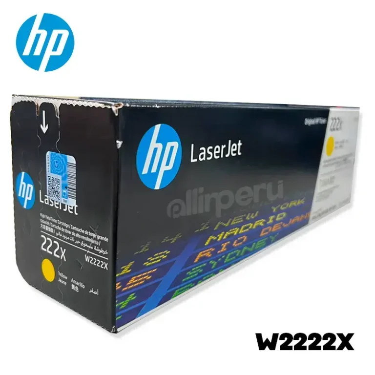 Toner HP 222X Amarillo W2222X Para LaserJet 3203, 3288, 3303, 3388