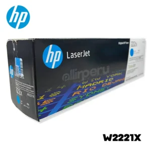 Toner HP 222X Cyan W2221X Para LaserJet 3203, 3288, 3303, 3389