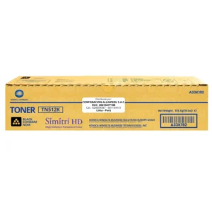 Toner Konica Minolta TN-512K Negro A33K192 27,500 Páginas