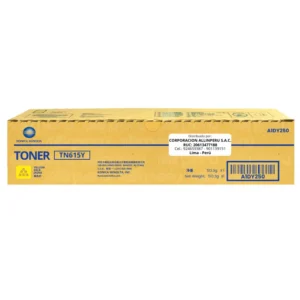 Toner Konica Minolta TN-615Y Yellow Original Bizhub C8000 A1DY250