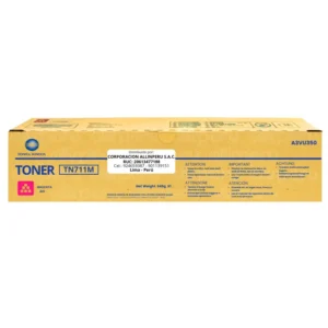 Toner Konica Minolta TN-711M Magenta A3VU350 31,500 Páginas