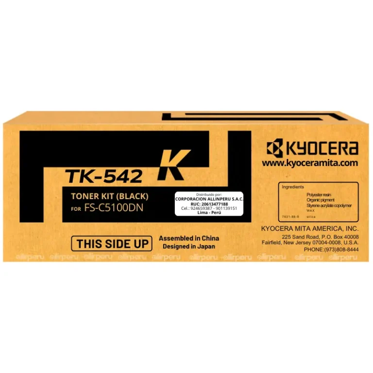 Toner Kyocera TK-542K Negro para FS-C5100DN TK542K