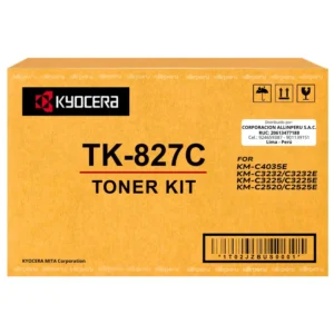 Toner Kyocera TK-827C Cyan para KM-C3225, KM-C3225E