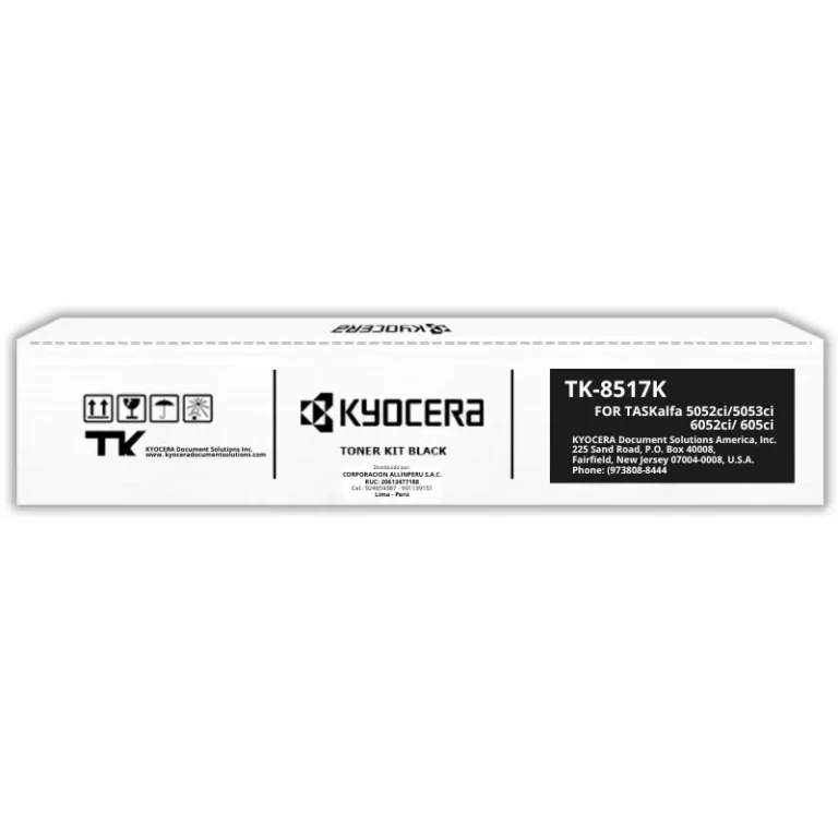 Toner Kyocera TK-8517K Negro para TASKalfa 6053ci TK8517K