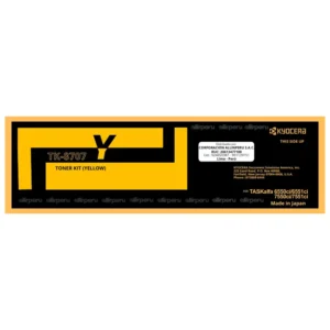 Toner Kyocera TK-8707Y Yellow para TASKalfa 6550ci, 6551ci, 7550ci, 7551ci
