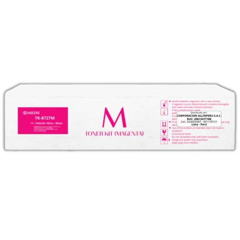 Toner Kyocera TK-8727M Magenta para TaskAlfa 8052Ci Original