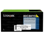 Toner Lexmark 80C8HY0 Yellow 3.000 Páginas Alto Rendimiento