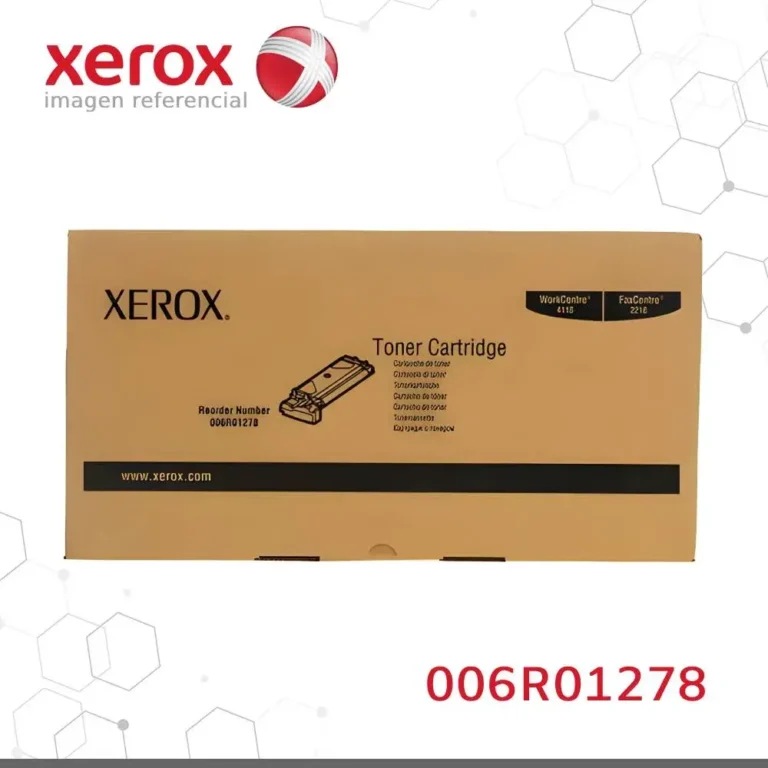 Toner Xerox 006R01278 Negro 8K Workcentre 4118, FaxCentre 2218 Alta capacidad