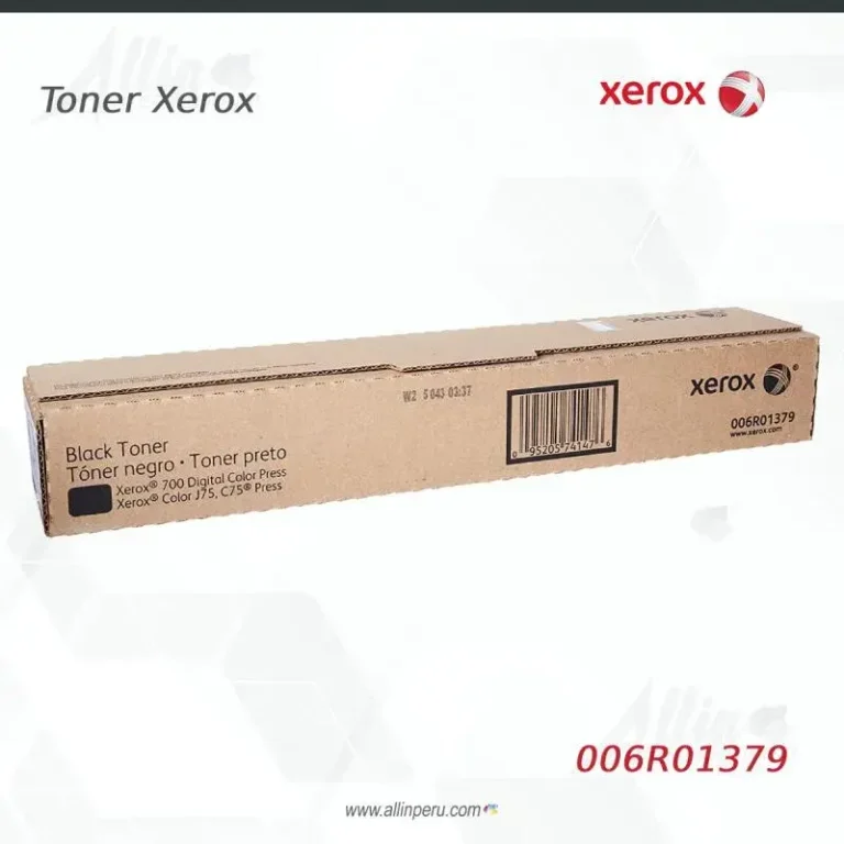 Toner Xerox 006R01379 Negro 20K Digital color 700, J75, C75 Capacidad Estándar