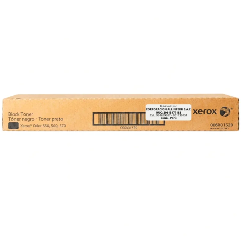 Foto de toner Xerox 006R01529 negro original sellado vista frontal