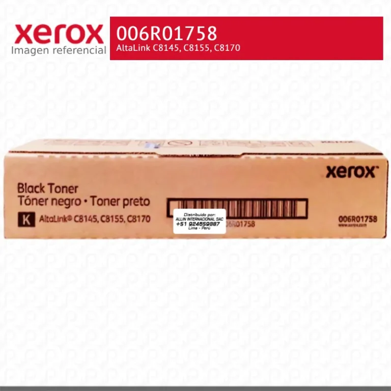 Toner Xerox 006R01758 Negro 59K AltaLink C8145, C8155, C8170