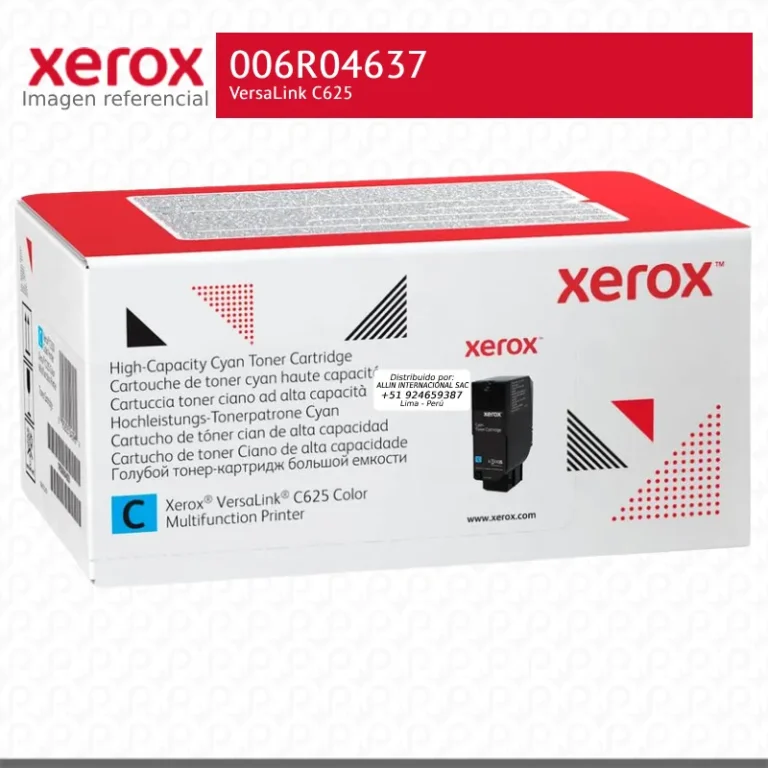 Toner Xerox 006R04637 Cyan 16K VersaLink C625 Alta Capacidad